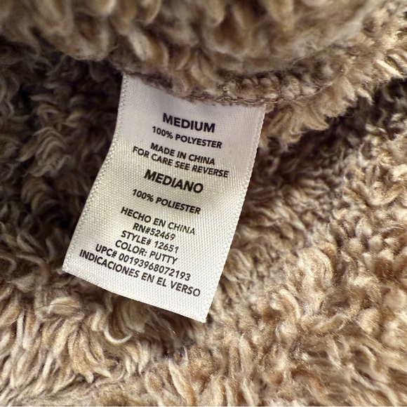 Alpine Cozy Fleece Sweater - Taupe - Picture 5 of 5